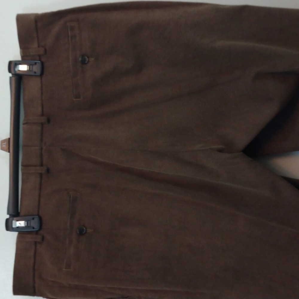 NWOT Lauren Ralph Lauren Brown Corduroy Pants 38 - 32 - Picture 6 of 9